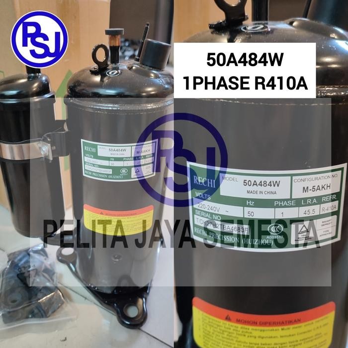 Kompresor AC Rechi 50A484W / Compressor Rechi 50A484W / RECHI R410A / 50A484W / R410