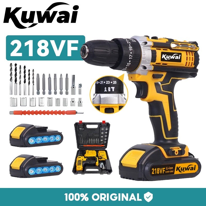 218VF Mesin Bor Impact Drill (Tanpa Kabel) Bor Tanpa Kabel Bor Listrik Bor Tangan Listrik Terlaris