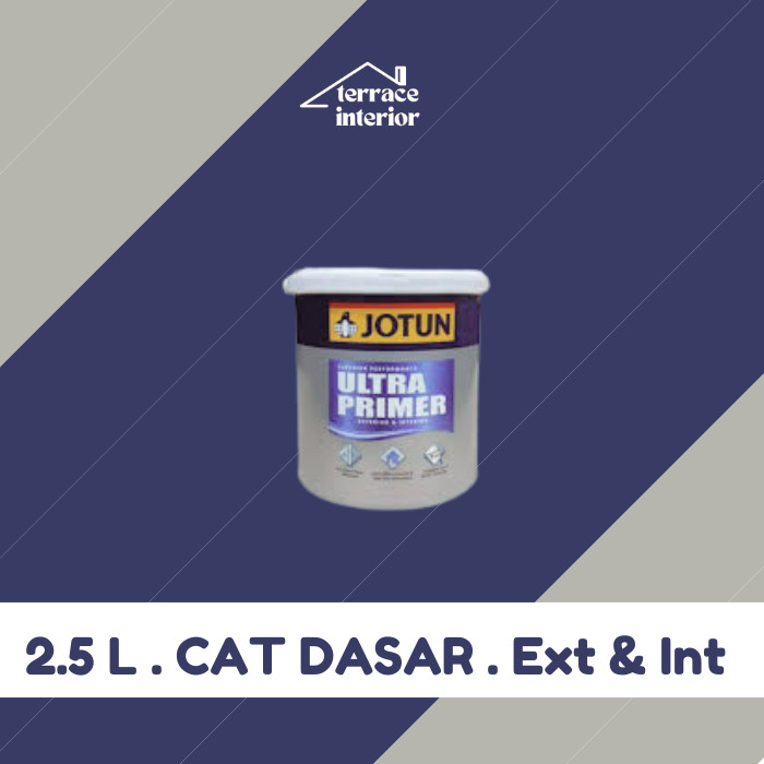 Cat Dasar (alkali) Ultra Primer Jotun 2.5 L Interior & Eksterior