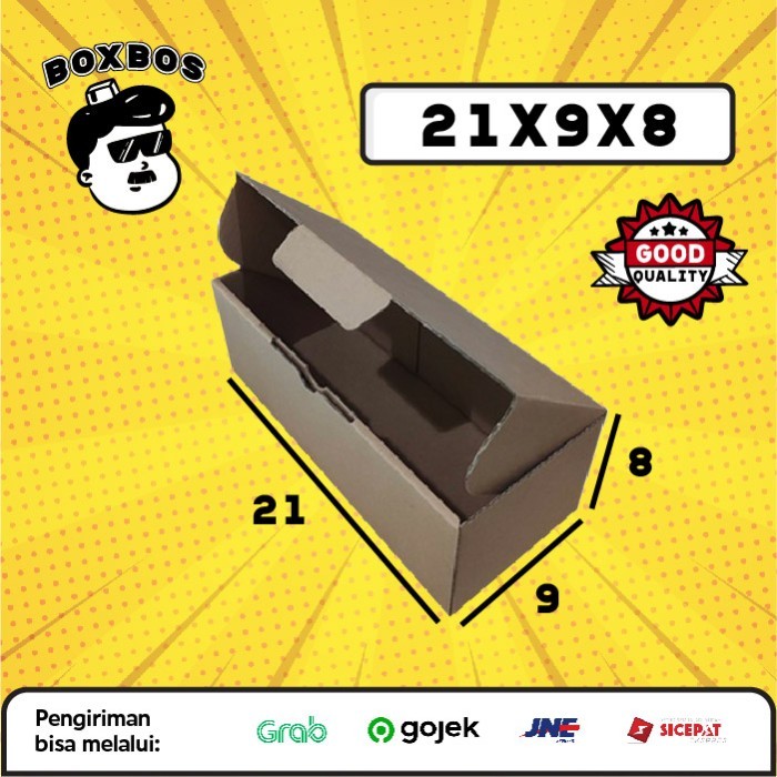 

21x9x8 CM Pizza KARDUS Corrugated Packaging Box packing Diecut