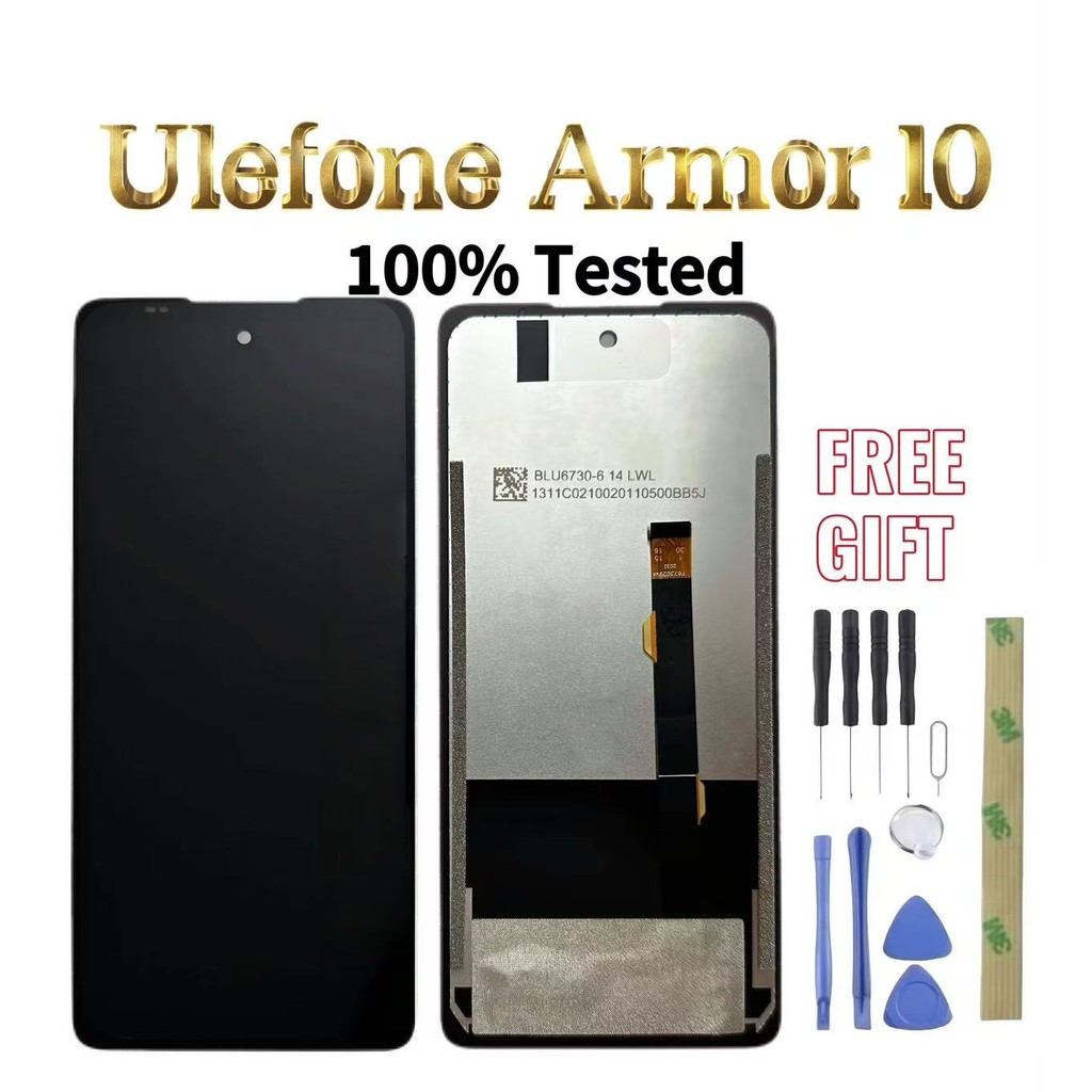 6.67 Inch For 100% Original Ulefone Armor 10 5G LCD Display +Touch Screen Digitizer Assembly Replace