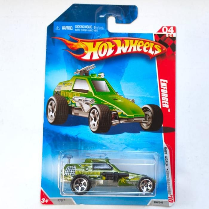 TR99 Hotwheels Hot Wheels Enforcer hijau 2010 Race World Underground rare