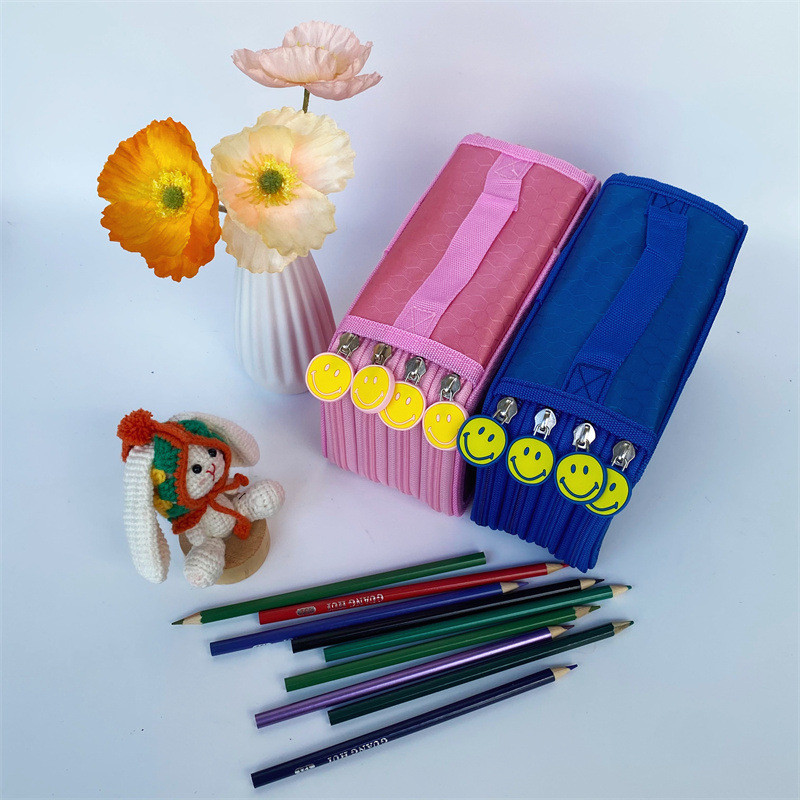 

Kawaii School Pencil Case 72 Slots Pencilcase Stationery Supplies 4 Compartment Pen Bag Organizer Girls Aesthetic Box Kit Pouch