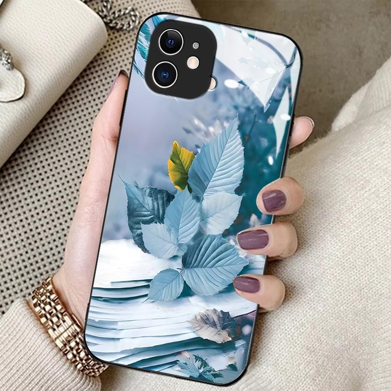 Casing Untuk Iphone 11 12 11 Pro Max Mini 6 6S Plus 7 8 Plus SE 2020 2022 X XS Max XR Case Kaca Temp