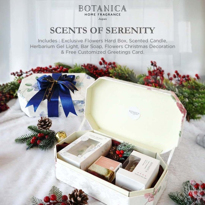 

Best Seller Christmas Hampers Scents of Serenity Hadiah Natal Xmas & Tahun Baru - Clarity Shell