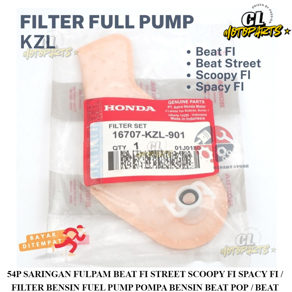CL - Pompa Bensin Fuel Motor Beat FI F1 BEAT FI STREET SCOOPY FI SPACY Fi BEAT POP Injek Matic [KZL]
