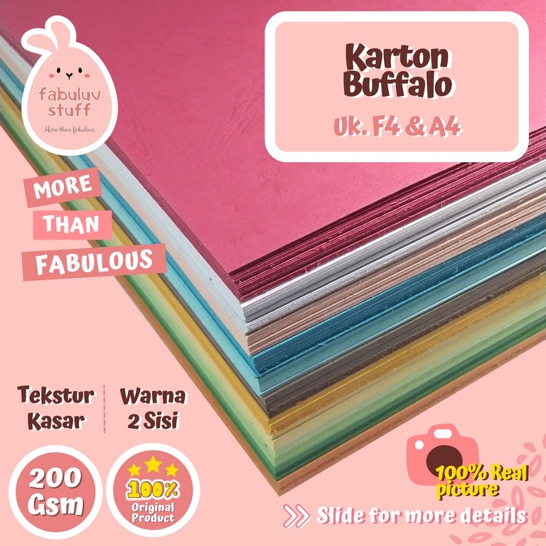 

Karton Buffalo 200 gsm A4 F4