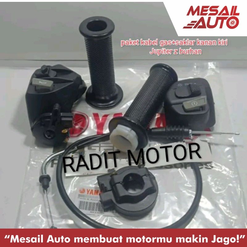 PAKET KABEL GAS+SAKLAR KANAN KIRI JUPITER Z BURHAN