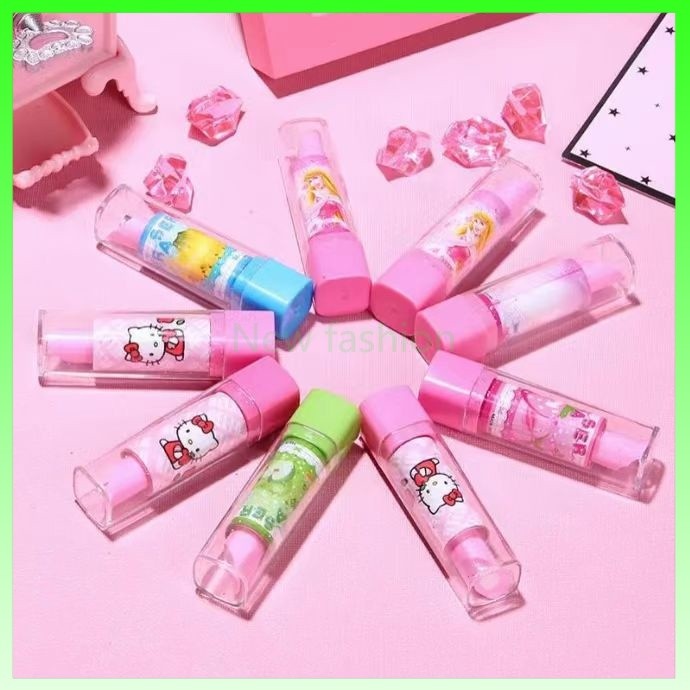 

Penghapus pensil bentuk lipstik/penghapus warna-warni pola kartun