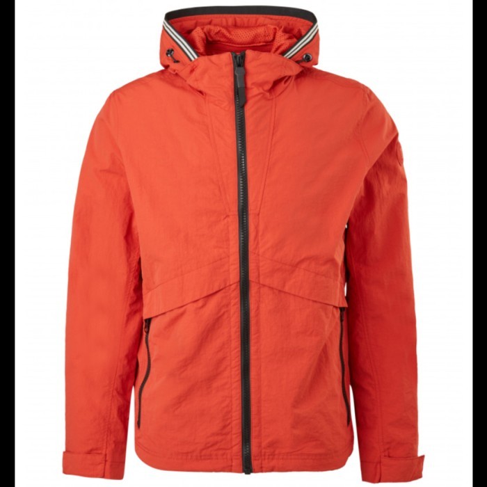 S.OLIVER Men Light Hooded Jacket - 3532 - Brick, 2XL