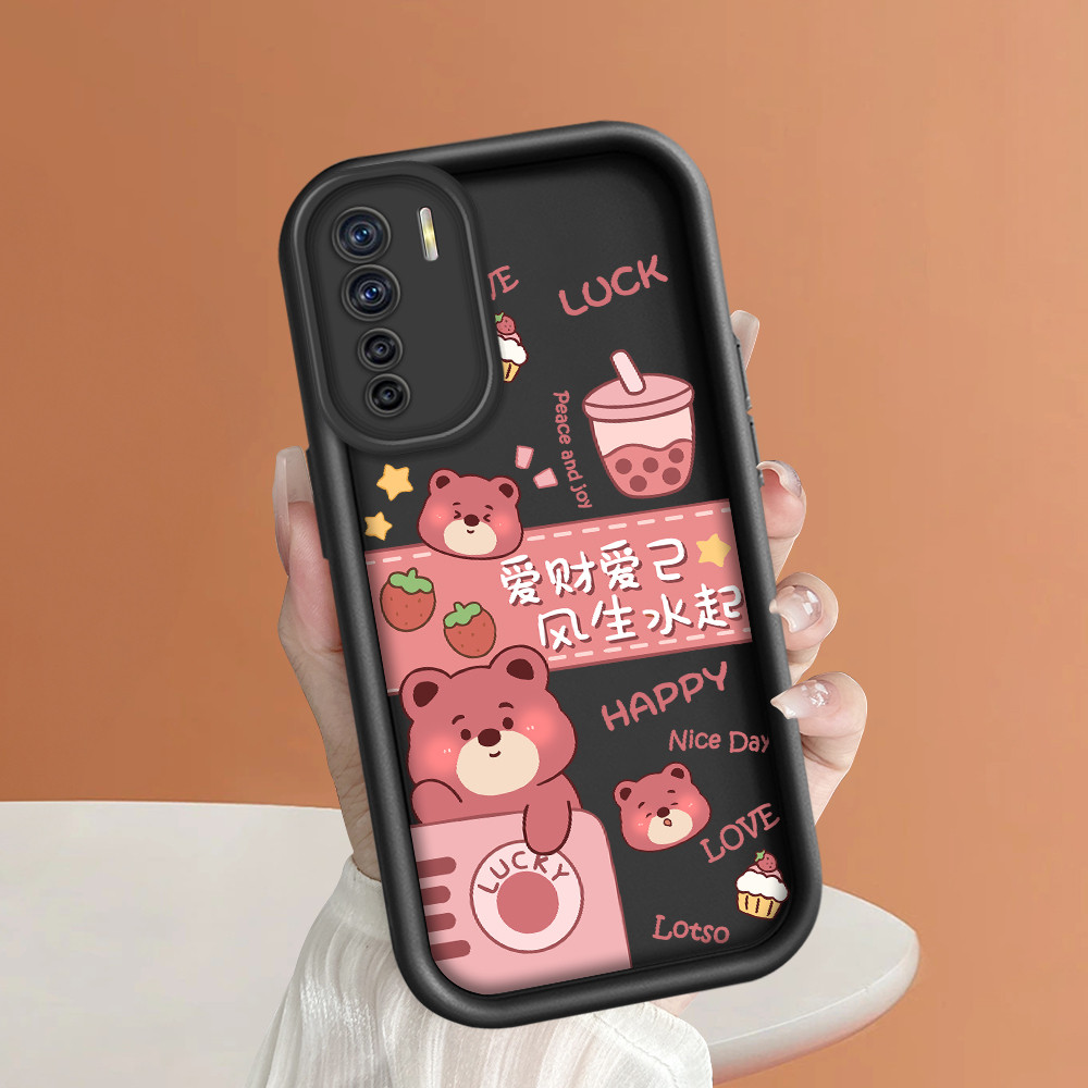 Casing Hp Untuk OPPO Reno 3 A91 Silikon Handphone Mode Softcase Lotso 3978 Phone Case Soft Kesing Ca