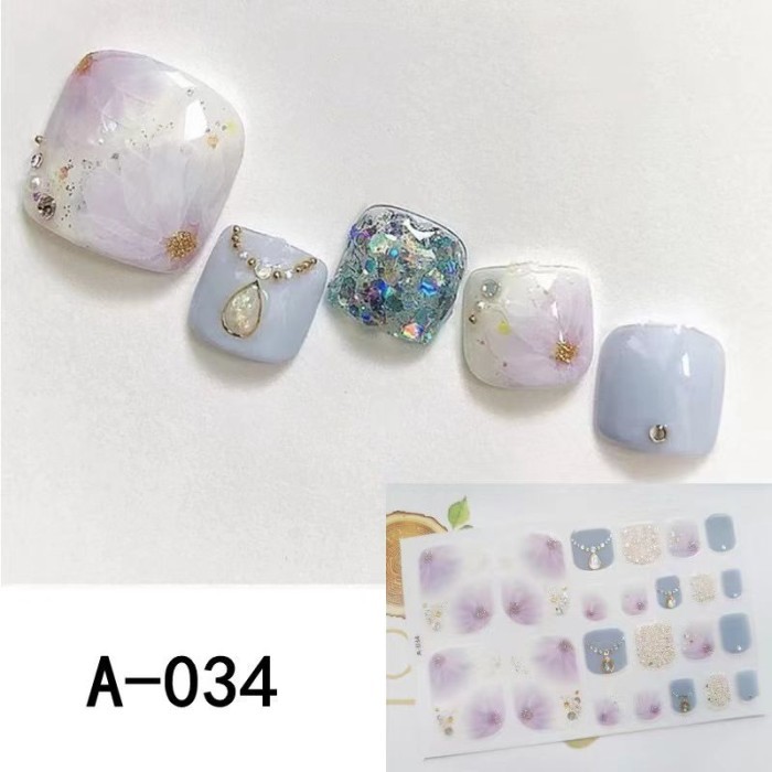 STIKER LUXURY KUKU KAKI MOTIF CANTIK GAYA JEPANG BEST SELLER - A-060