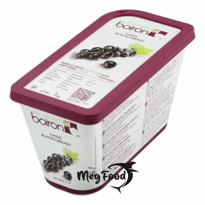 

Boiron Puree Blackcurrant 1 Kg | Pure Boiron Rasa Anggur Black Currant