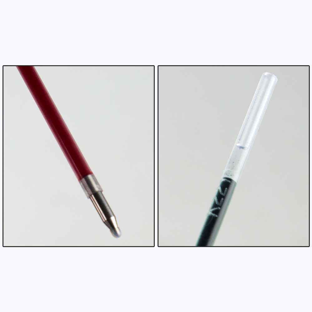 

LPKSTORE Kaco GREEN Isi Refill Pena Pulpen Tinta Hitam Biru Merah Hijau 4 PCS - K1602 LPKSTORE