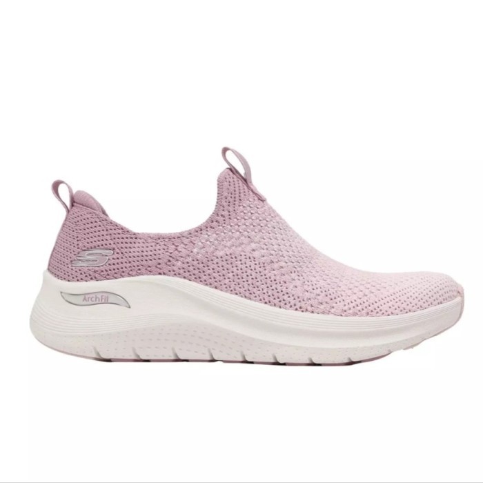 Sepatu Sneakers Wanita Skechers Sport Arch Fit 2.0 Pink Mauve Original 150055MVE