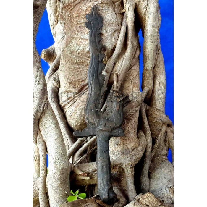 Keris Nogo Sosro Kikik Hitam Antik Unik Murah BM12333