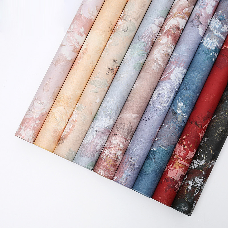 

(5 lembar) kertas buket paper flower 3D pattern wrapping paper