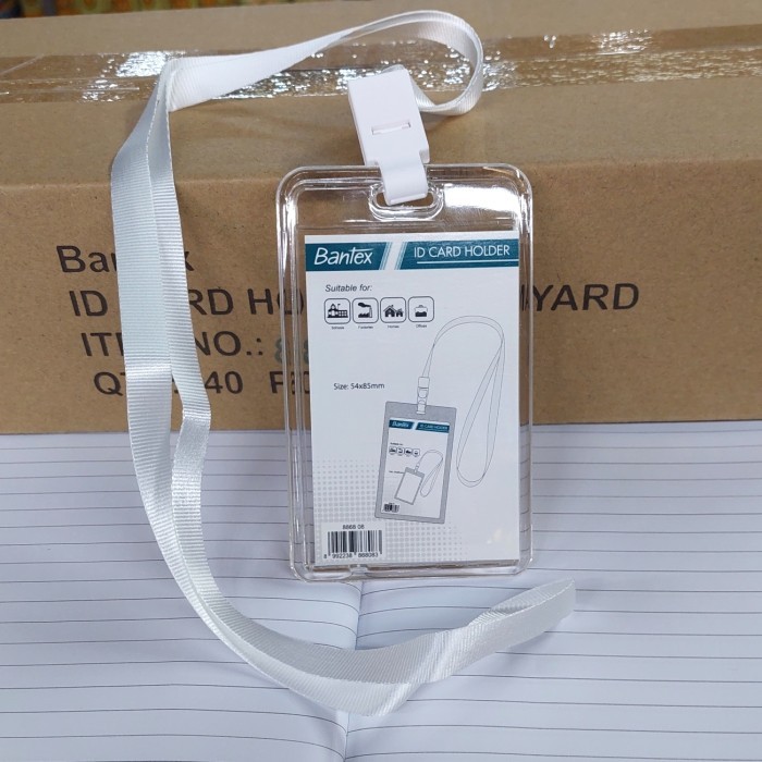 

⭐BISA COD⭐ Bantex ID Card Holder Tranparant Pink