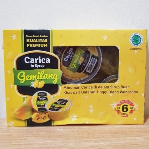 

Carica Gemilang Khas Dieng Isi 6 Pcs @ 115gr - 01