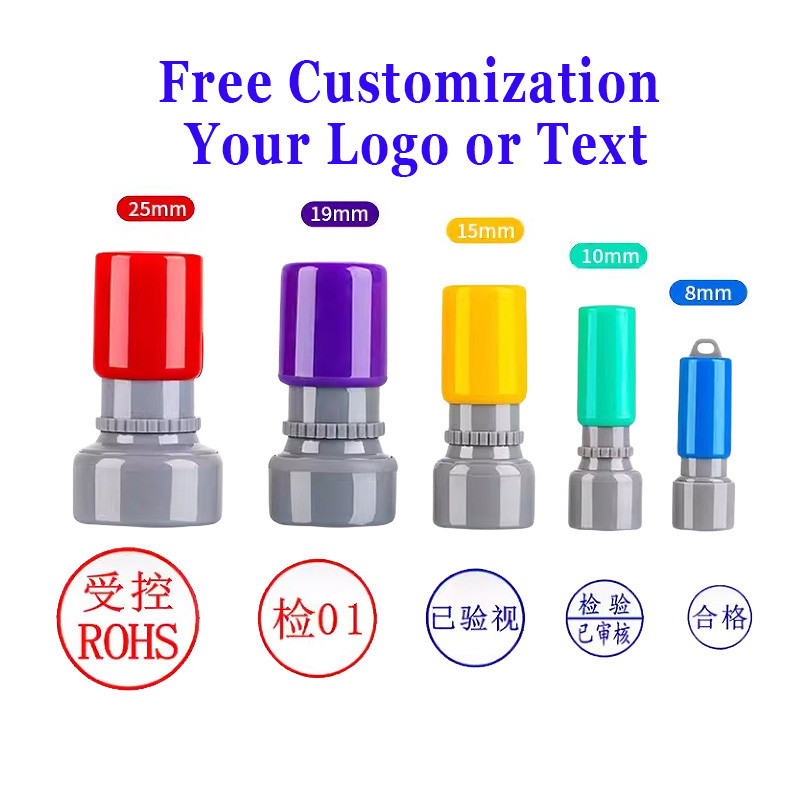 

Custom QA QC Teacher Name Ink Stamp Signature Calligraphy Selfing-Inking Personalized Letter Stamp For School Student Child