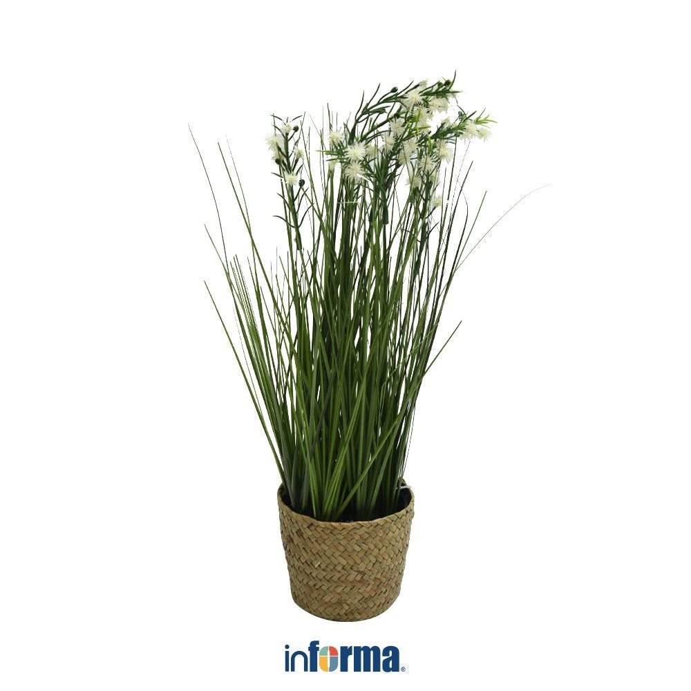 Informa 15X15X46 cm Tanaman Artifisial Dengan Pot Z9D Tumbuhan Tanaman Buatan Dekorasi Plant Sinteti