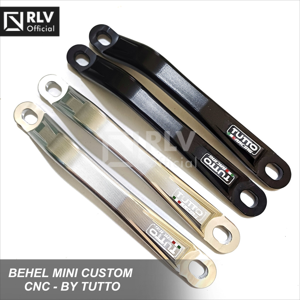 BEHEL MINI SAMPING RX KING RXS RXK YT115 CUSTOM CNC - PEGANGAN BEHEL MOTOR
