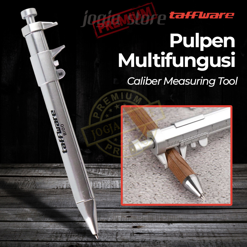 

Pena Multifungsi Pulpen Penggaris Bulpen Micrometer Pen Jangka Sorong