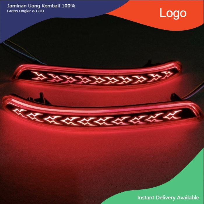 Lampu bumper belakang reflektor mata kucing innova reborn - Panah Tasya_Variasi_Mobil