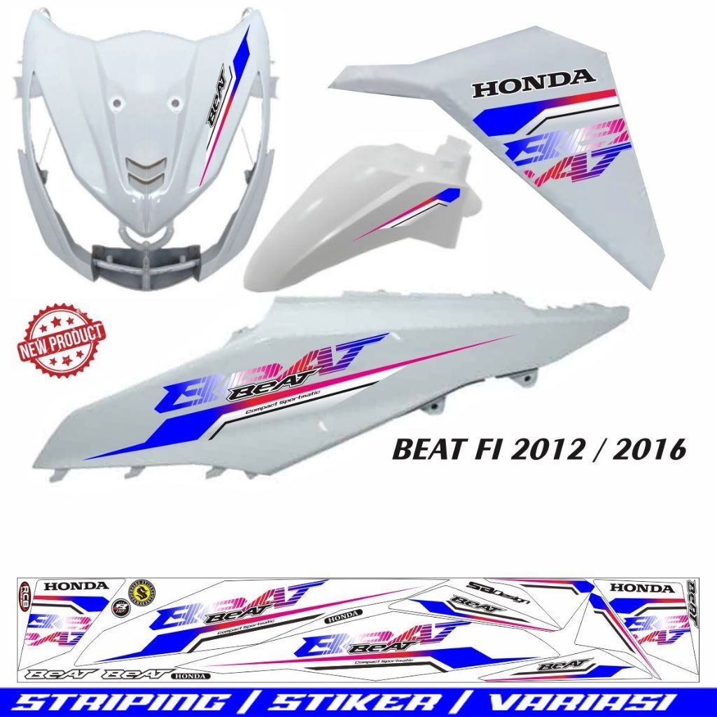 STRIPING MOTOR BEAT FI 2013 VARIASI / STRIPING BEAT FI 2015 VARIASI