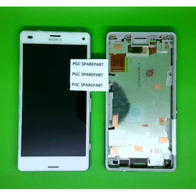 LCD Touchscreen Fullset + Frame ORI OEM Sony Xperia Z3 Mini - Z3 Compact - Docomo - D5803 - D5833