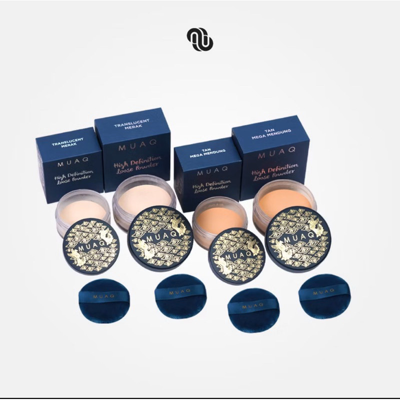 MUAQ high definition loose powder // Viral_MUA.id