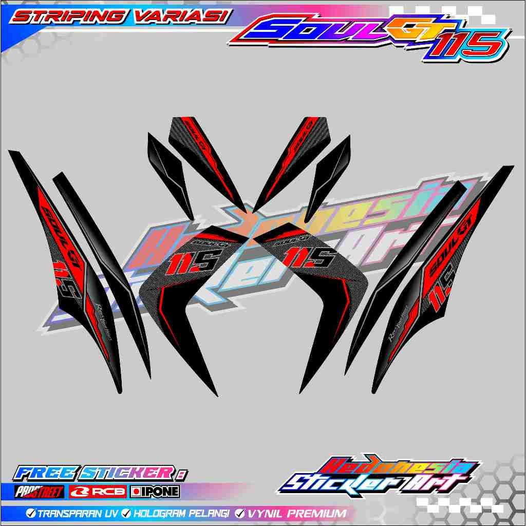 STRIPING VARIASI YAMAHA MIO SOUL GT 115 / STIKER LIST MOTOR YAMAHA MIO SOUL GT 115