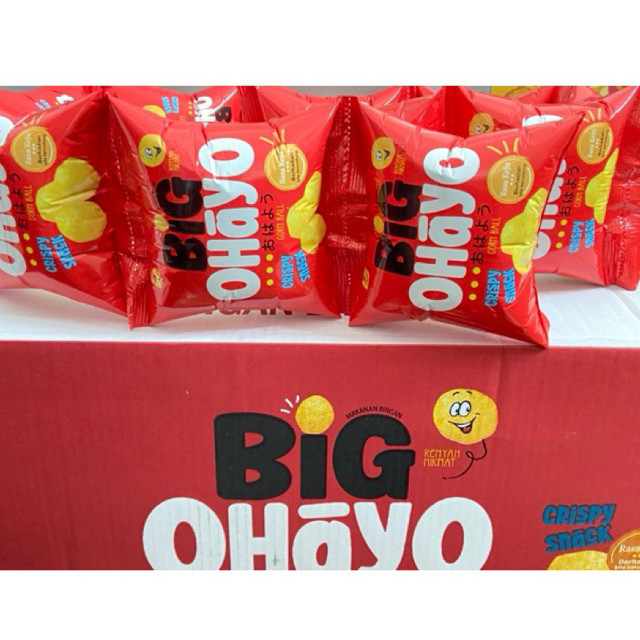 

Ciki/chiki berhadiah Big Ohayo - 1 dus isi 40 pcs