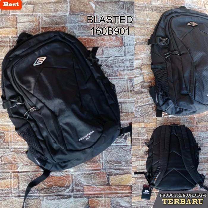 tas ransel pria murah berkualitas tas ransel pria backpack blasted original - Hitam
