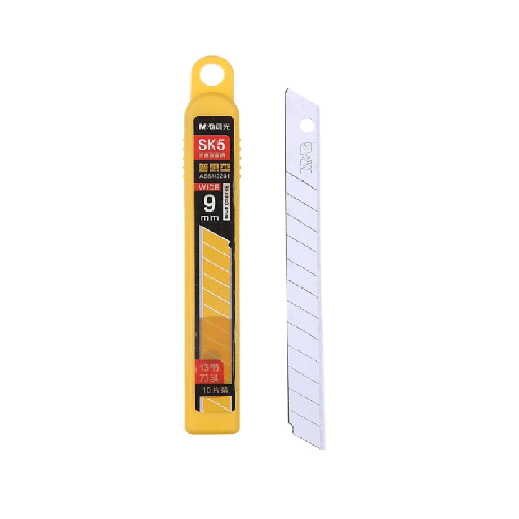 

M&G CUTTER BLADES REFILL SK5 9MM 10PCS