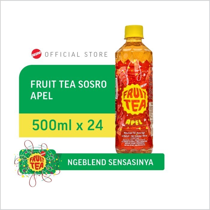 

NEW ITEM MINUMAN FRUIT TEA APPLE 24 X 500ML