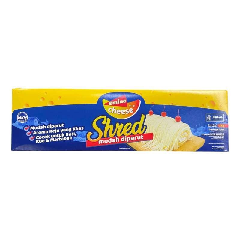 

Emina Cheese Shred Keju 2 Kg