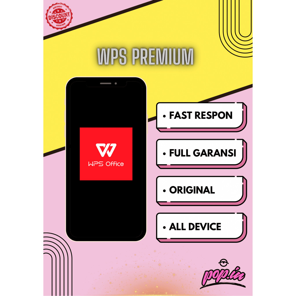 WPS OFFICE PRO SETAHUN FULL GARANSI ALL DEVICE