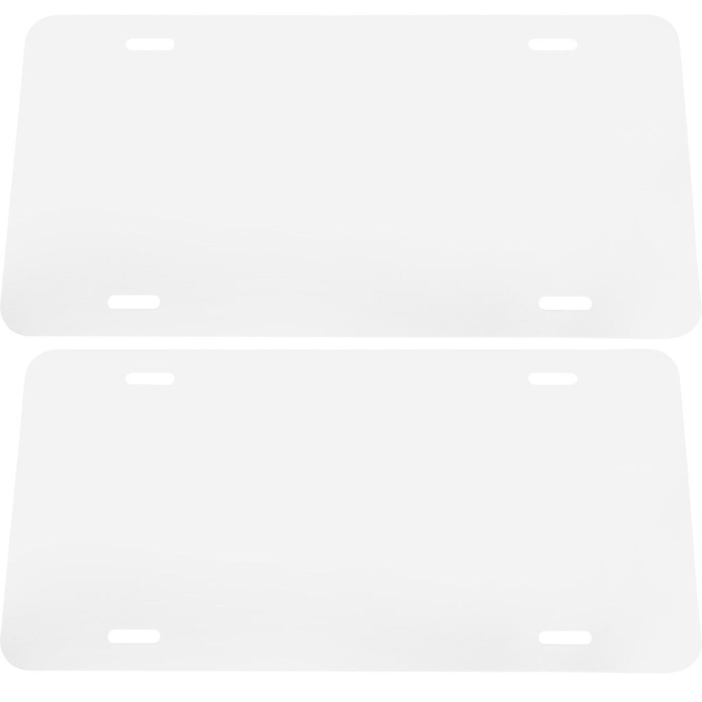 

Plat nomor aluminium dekoratif otomotif, 2 buah sublimasi, plat kosong depan, plat nomor aluminium