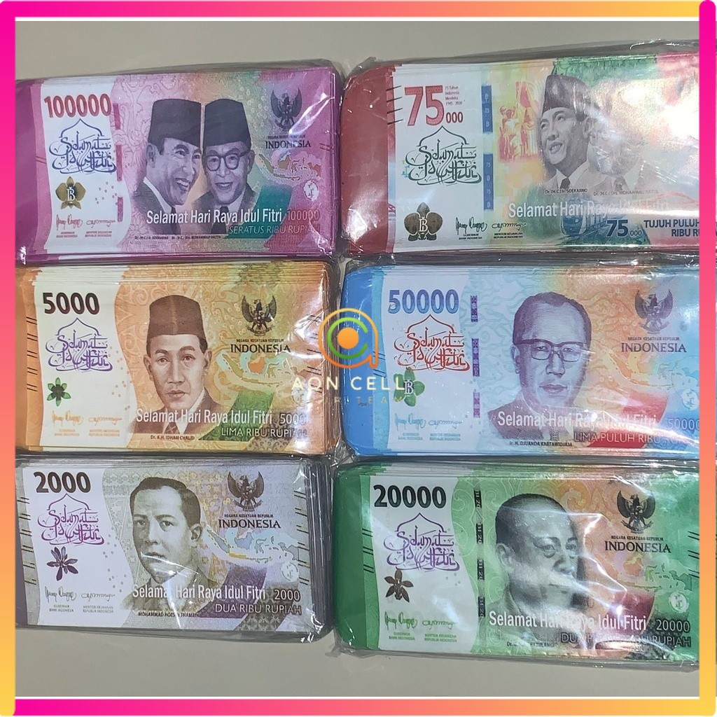 

Amplop Lebaran / Amplop THR Lebaran Motif Uang / Angpau Lebaran Idul Fitri Motif Uang isi 10