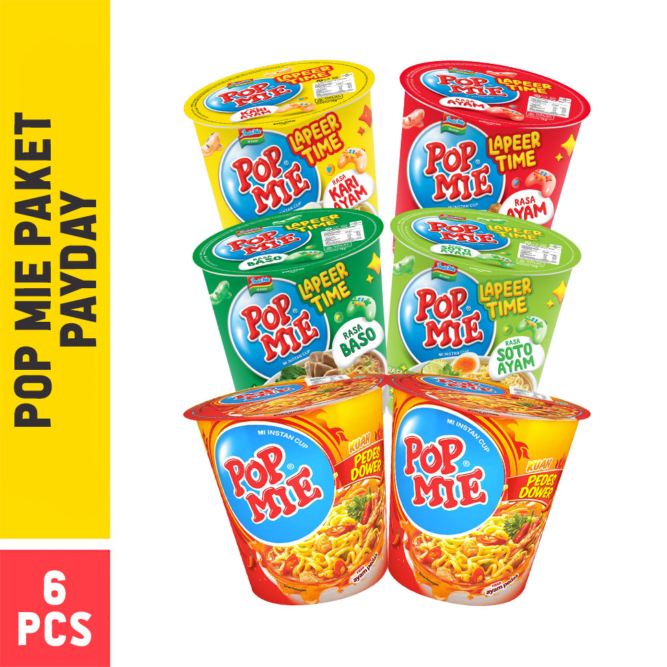 

6 PCS -Pop Mie Paket Payday 75 Gr