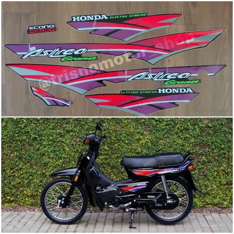 Strip Full Body Striping lis honda astrea grand sabit 96 sticker stiker grand 1996 list polet body m