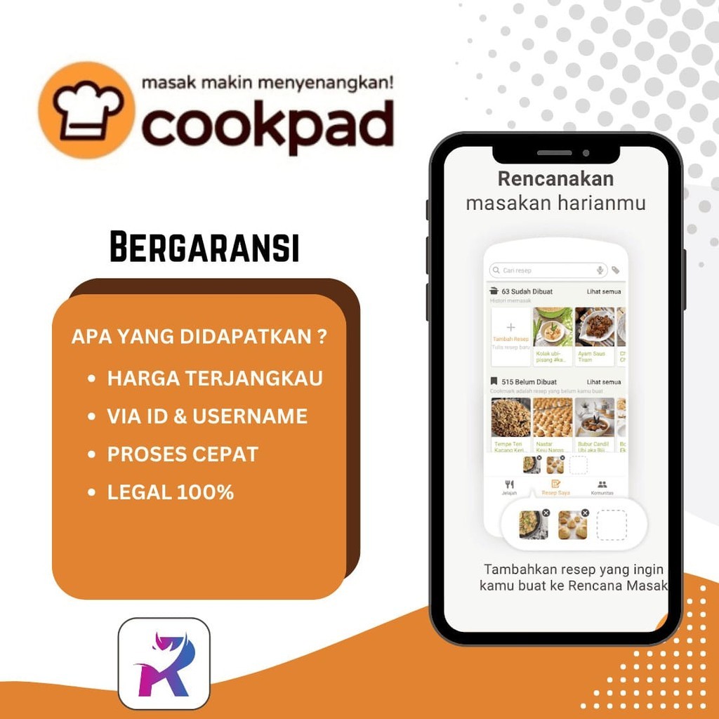 Cookpad Premium Resep Masakan 1 Tahun Bergaransi Murah