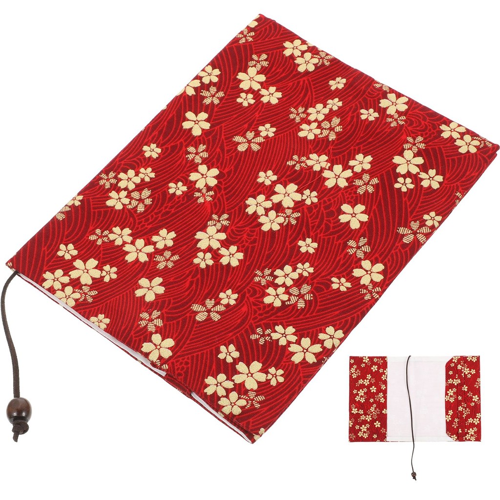 

Book Cover A4 Note Sleeve for Student Creative Protector Washable Exquisite Fabric Stylish Hand-made Office Decor