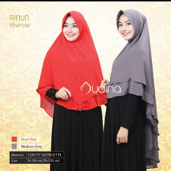 KHIMAR ceruty jumbo 2 layer pet antem hijab jilbab syari kerudung