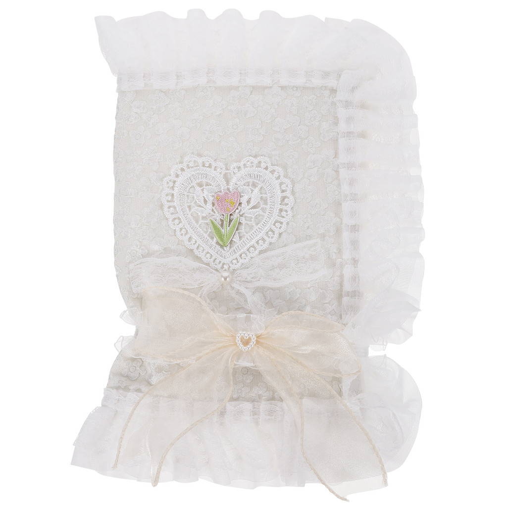 

A5/ Practical Notebook Sleeve Lace Book Cover Anti-Scratch Book Sleeve Washable Travel Book Sleeve For Student Textbooks