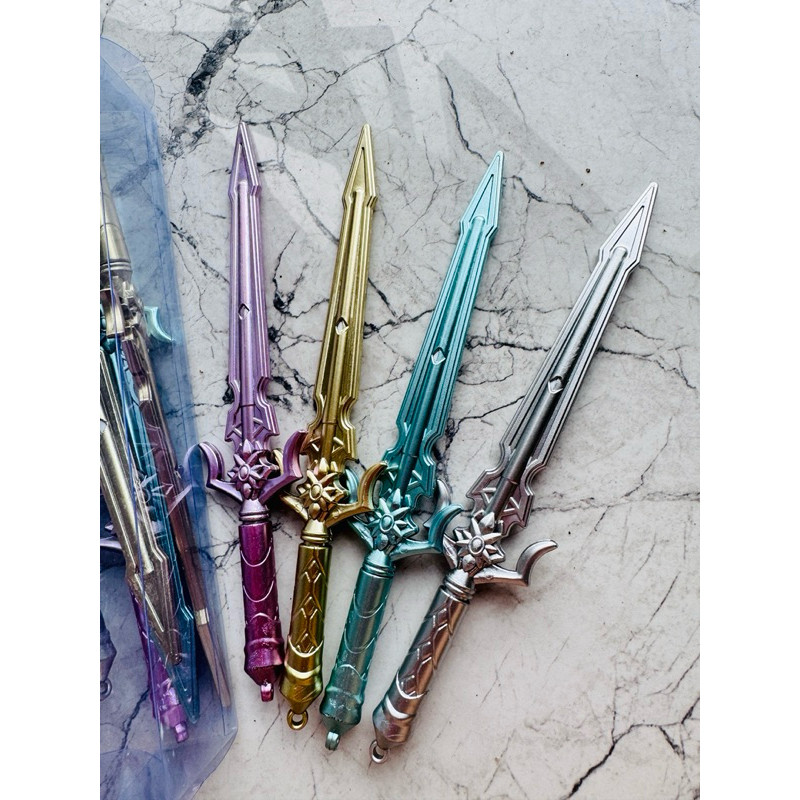 

1pcs Pulpen Sword Series 0826 / 1 pak Pulpen Fancy Bentuk Mainan alat tulis sekolah os