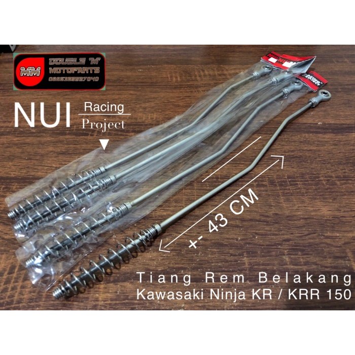 Tiang Kawat Seling Rem Belakang Stainless Kawasaki Ninja R RR 150 NUI BARU