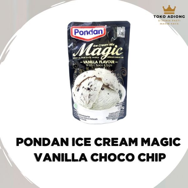 

PONDAN ICE CREAM MAGIC VANILA CHOCO CHIPS - 160 gr