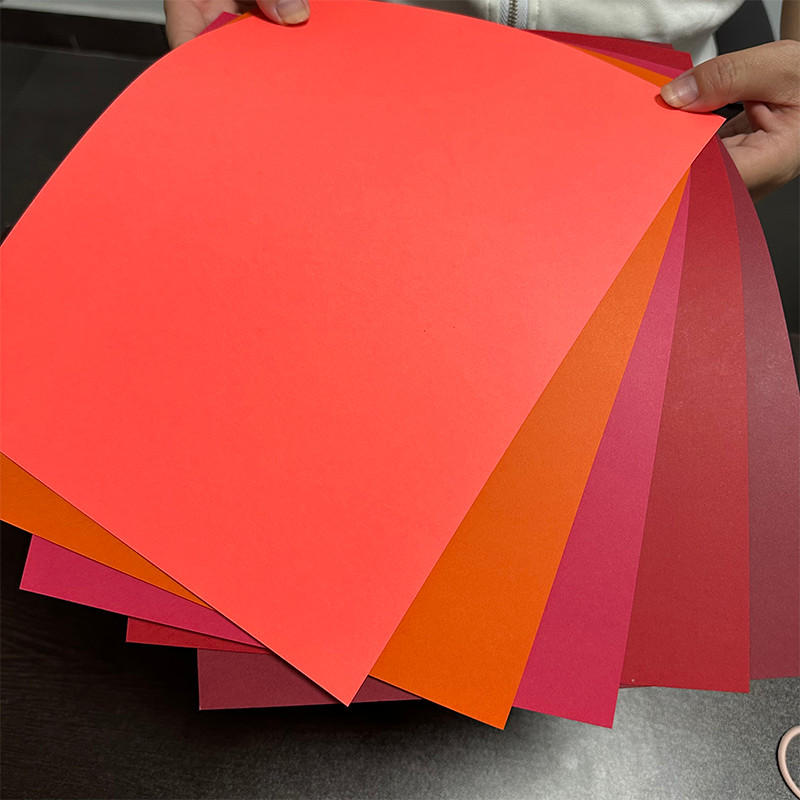 

20 Sheets A4 Red Pink Yellow Blue Black Gray Brown Series Cards Thick Paper 8.5 "X 11" 180GSM Cover Cards For Handicrafts DIY
